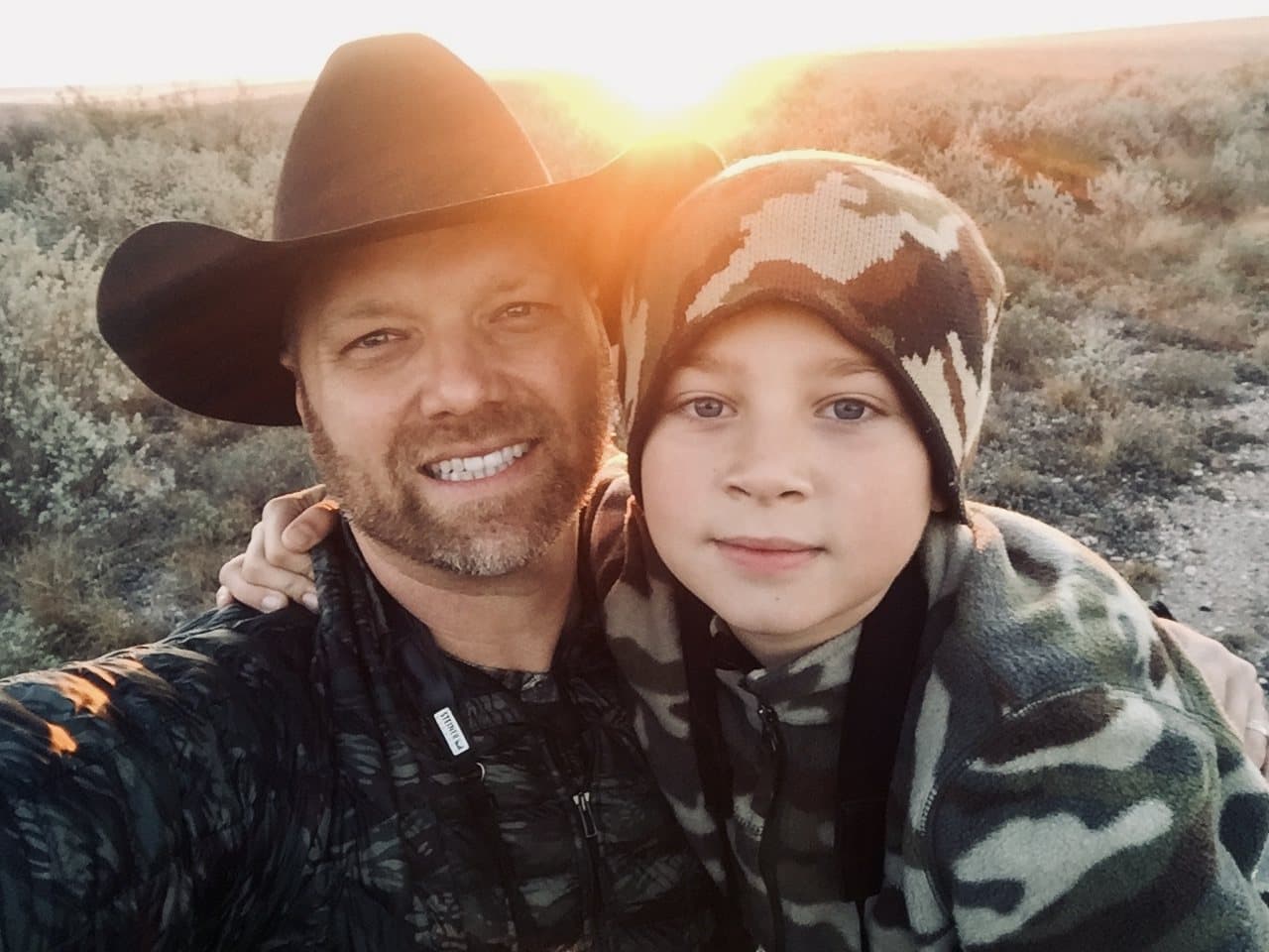 Sunrise over the Del Rio hunting country