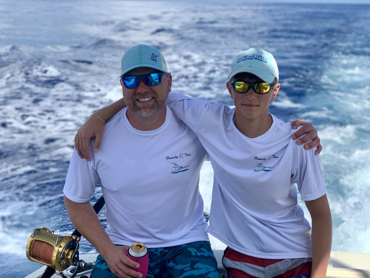 Out in the Gulf fishing offshore